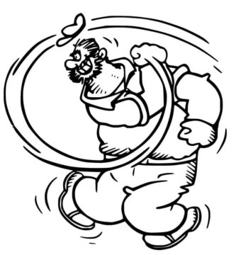 Dibujo de Punzonado Bluto para Colorear