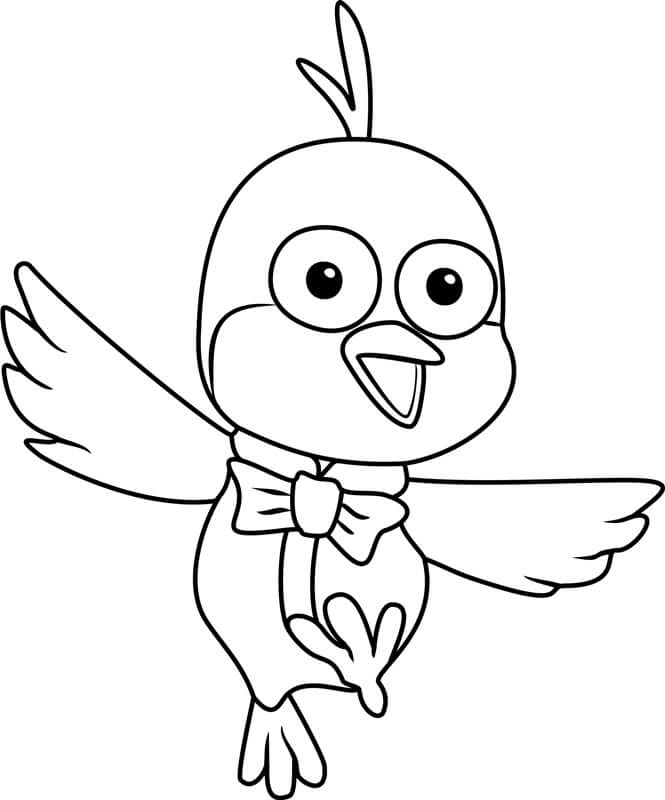 Dibujo de Divertido Harry para Colorear