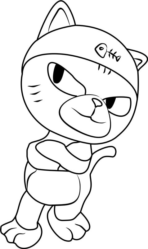 Dibujo de Genial Nyao para Colorear