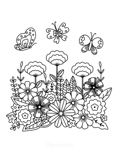 Dibujo de Bonita Primavera para Colorear