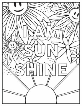 Dibujo de Yo Soy Sol para Colorear