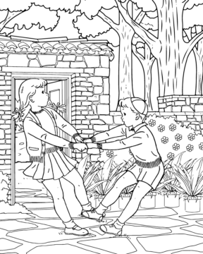 Dibujo de Spring Celebration Coloring Page para Colorear