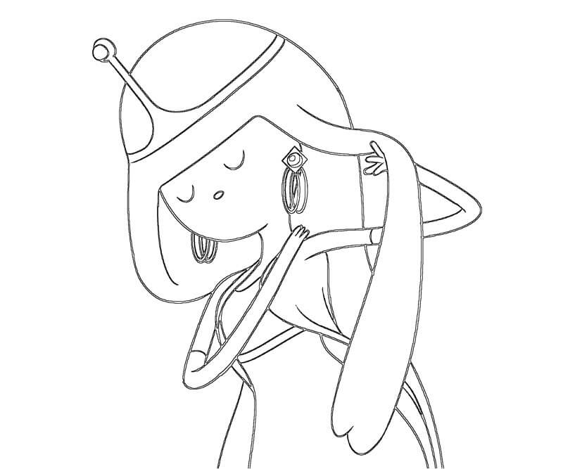 Dibujo de Bubblegum Princesa Perfecta para Colorear