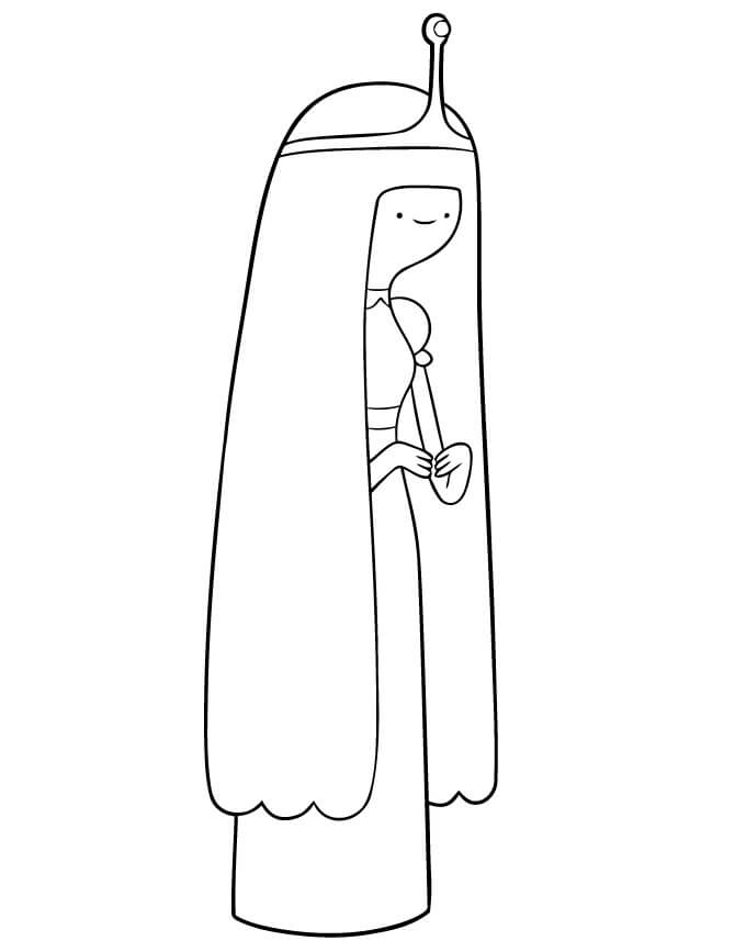 Dibujo de Buena Princesa Bubblegum para Colorear