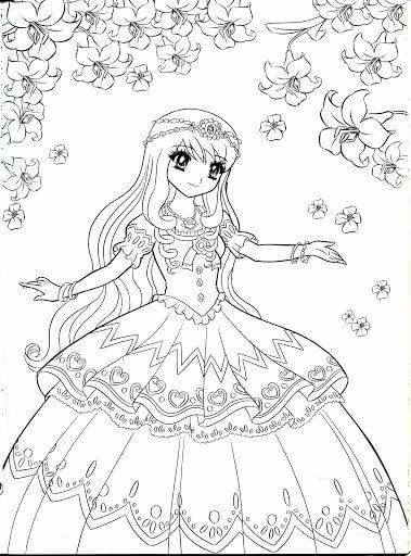 Dibujo de Princesa Disney para Colorear