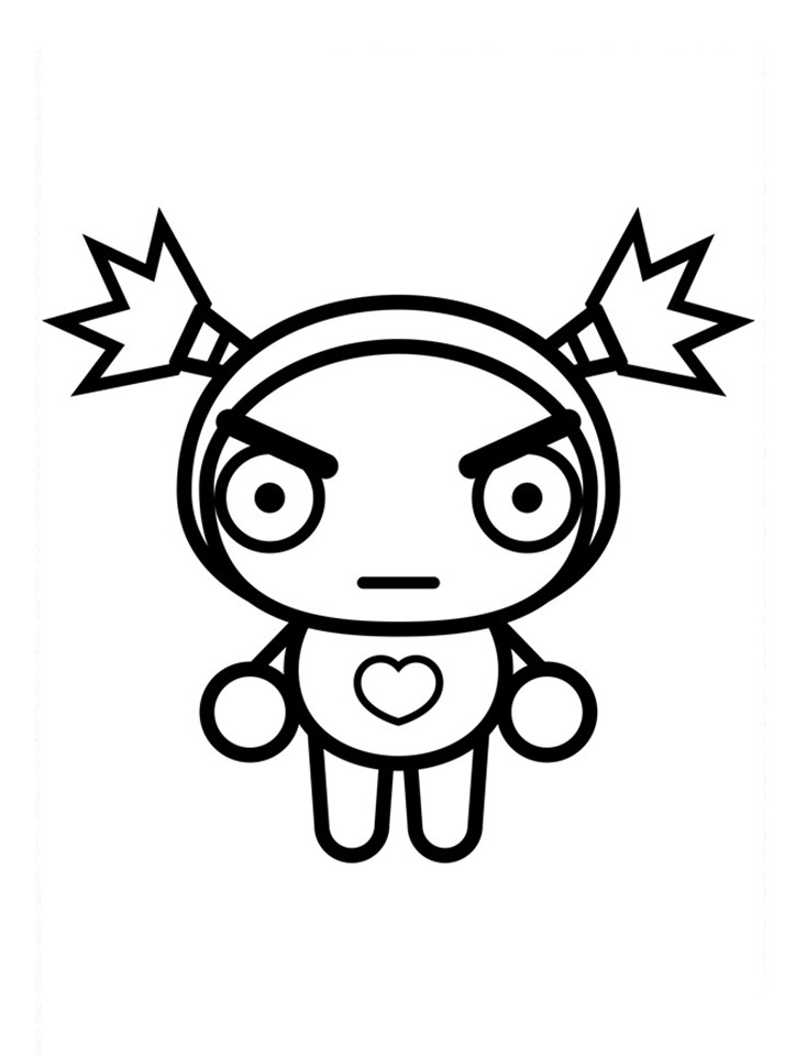 Dibujo de Chico Garu para Colorear