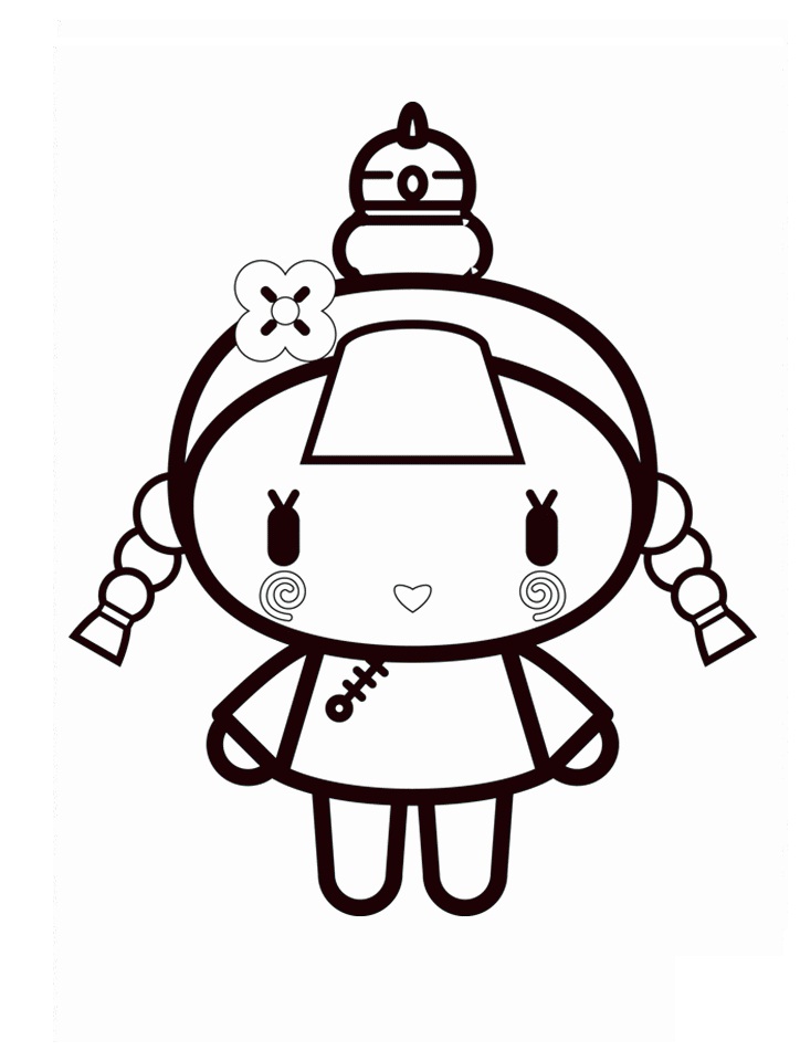Dibujo de Ching para Colorear