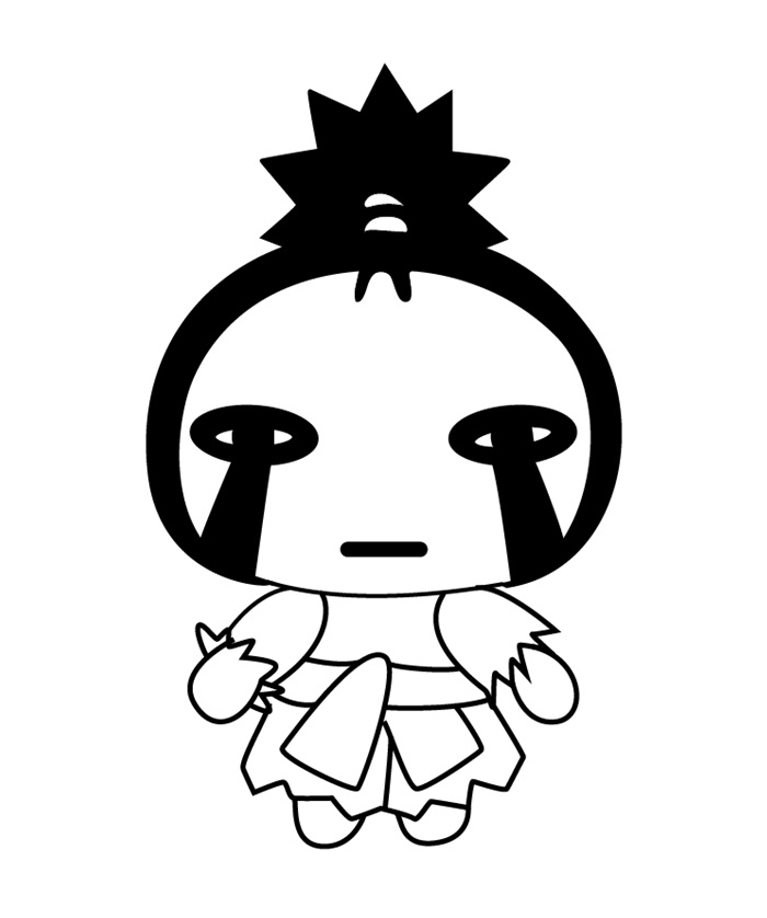 Dibujo de Doga de Pucca para Colorear