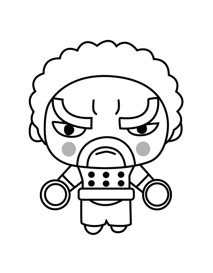 Dibujo de Muji de Pucca para Colorear