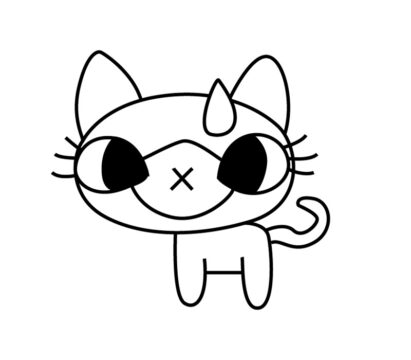 Dibujo de Yani de Pucca para Colorear