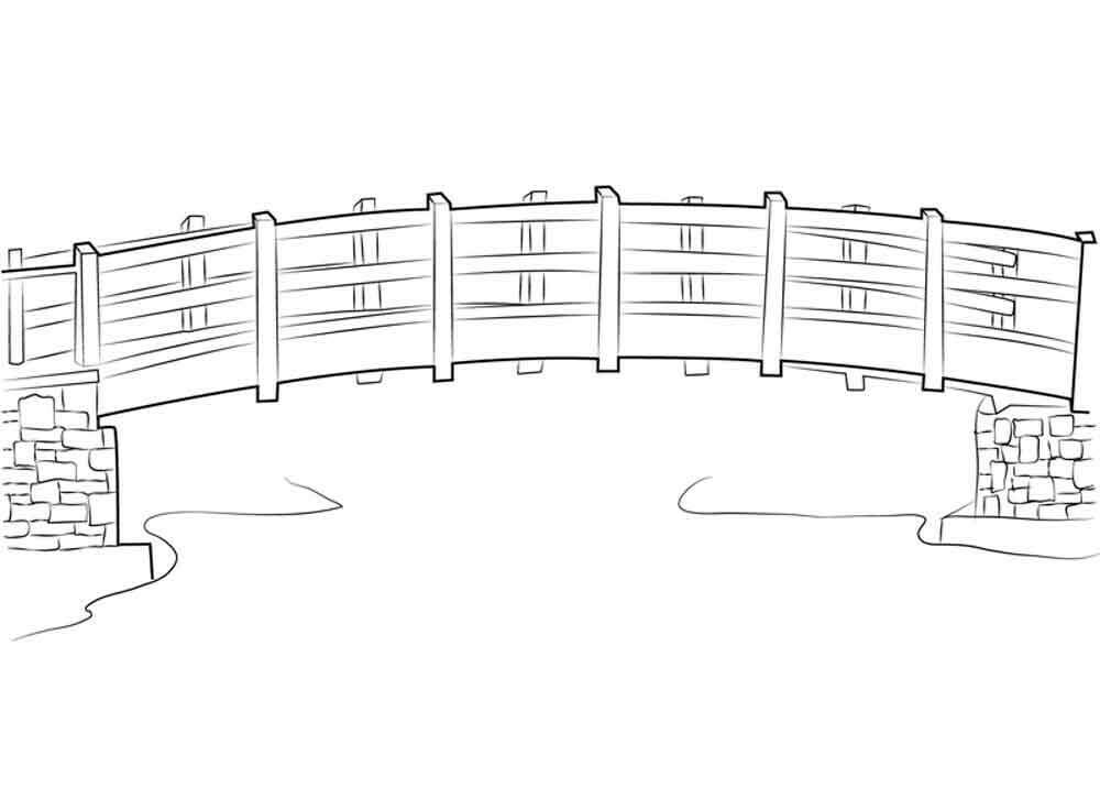 Dibujo de Puente para Colorear