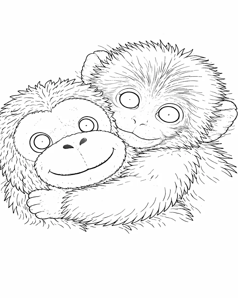 Dibujo de Primer Plano de Punch páginas para Colorear