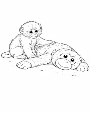 Dibujo de Punch cariñoso páginas para Colorear