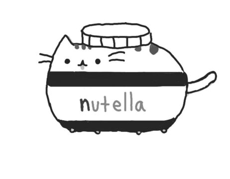 Dibujo de Sushi Pusheen para Colorear