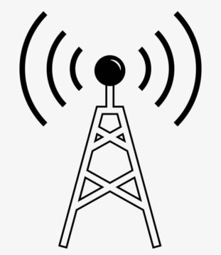 Dibujo de Torre de Radio para Colorear