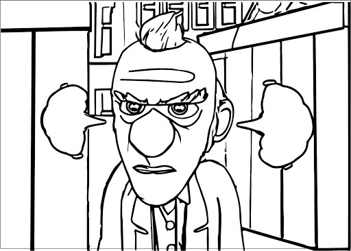 Dibujo de Tio Basri Rafadan Tayfa para Colorear