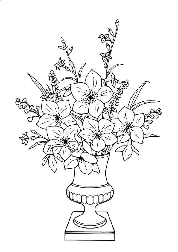 Dibujo de Ramo Dulce para Colorear