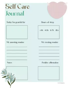 Dibujo de Imgi 10 Sleep Self Care Journal Template para Colorear