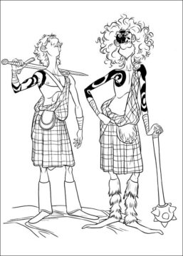 Dibujo de Ryan y Lord Macintosh para Colorear