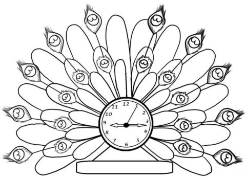 Dibujo de Tavuskusu Saati para Colorear