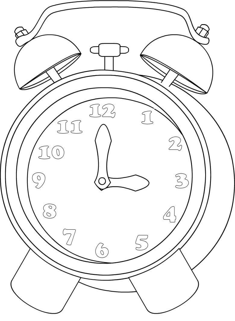 Dibujo de Maravilloso Reloj para Colorear