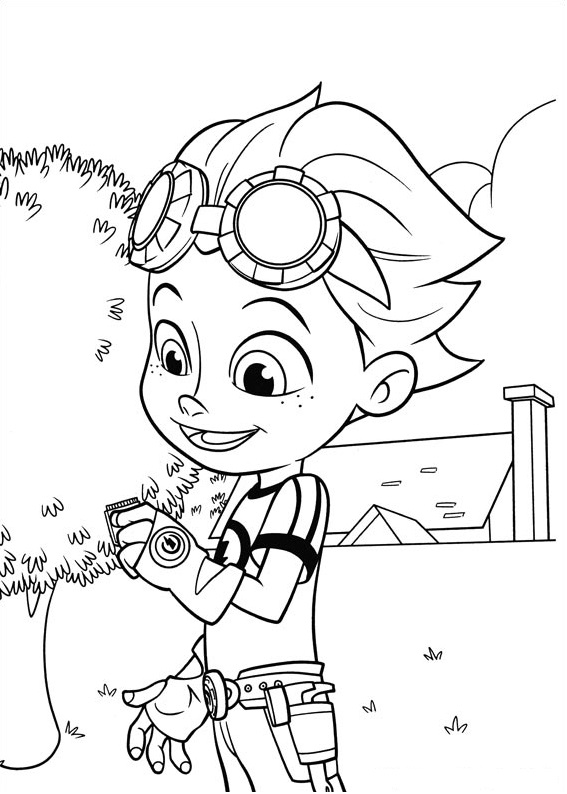 Dibujo de Oxidado con Cpu para Colorear