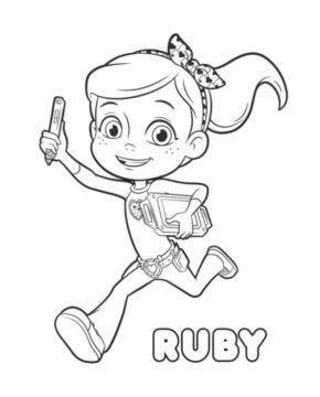 Dibujo de Ruby Ramirez para Colorear