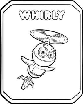 Dibujo de Whirly para Colorear