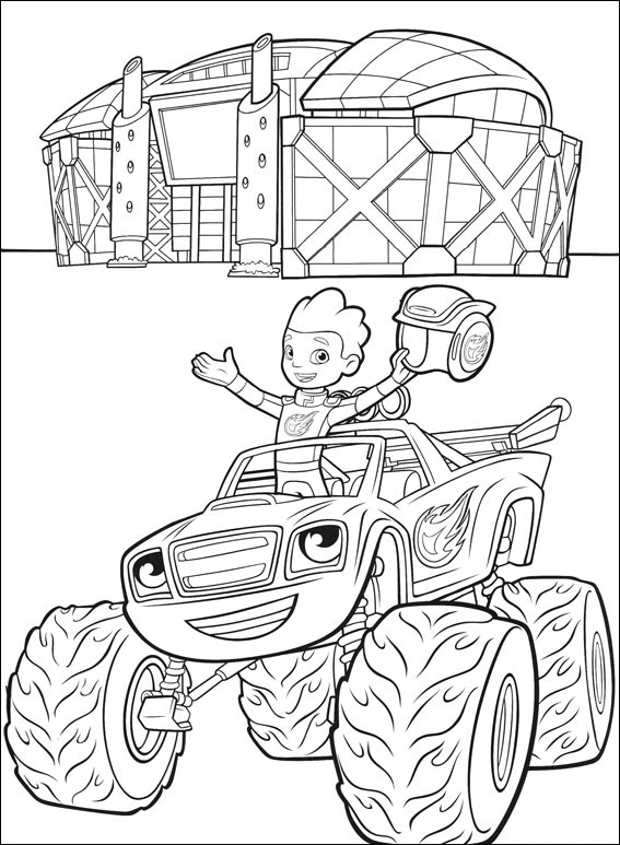 Dibujo de Aj en Resplandor para Colorear