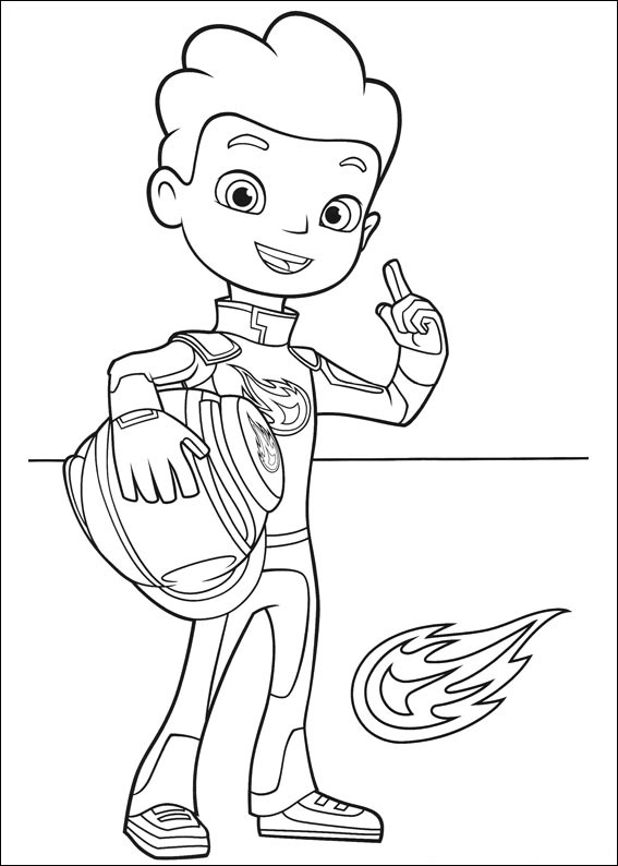 Dibujo de Feliz Aj para Colorear