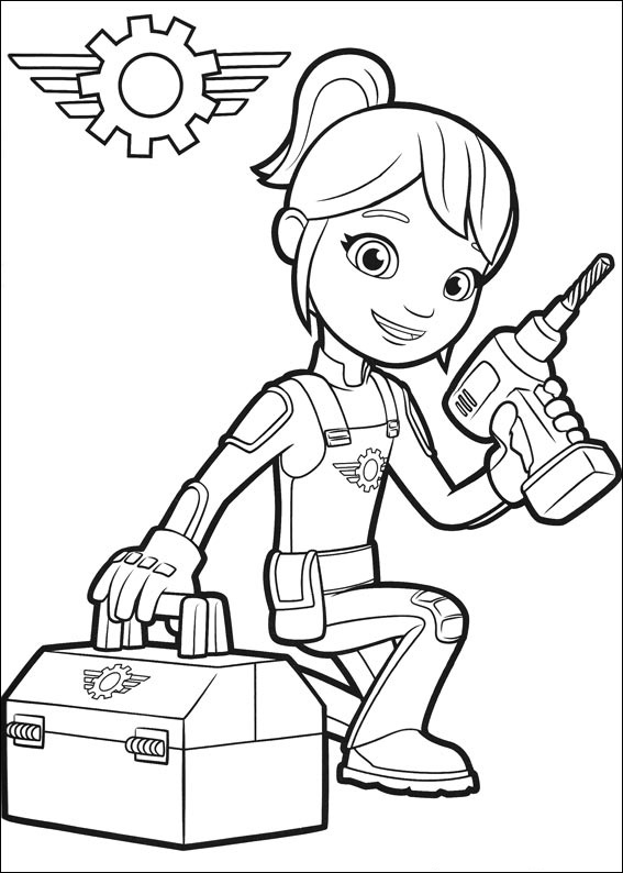 Dibujo de Gabby Sonriendo para Colorear