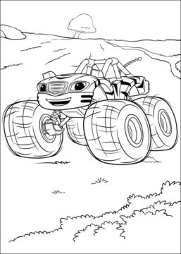 Dibujo de Rayas Divirtiendose para Colorear