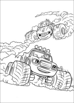 Dibujo de Rayas y Carreras de Resplandor para Colorear