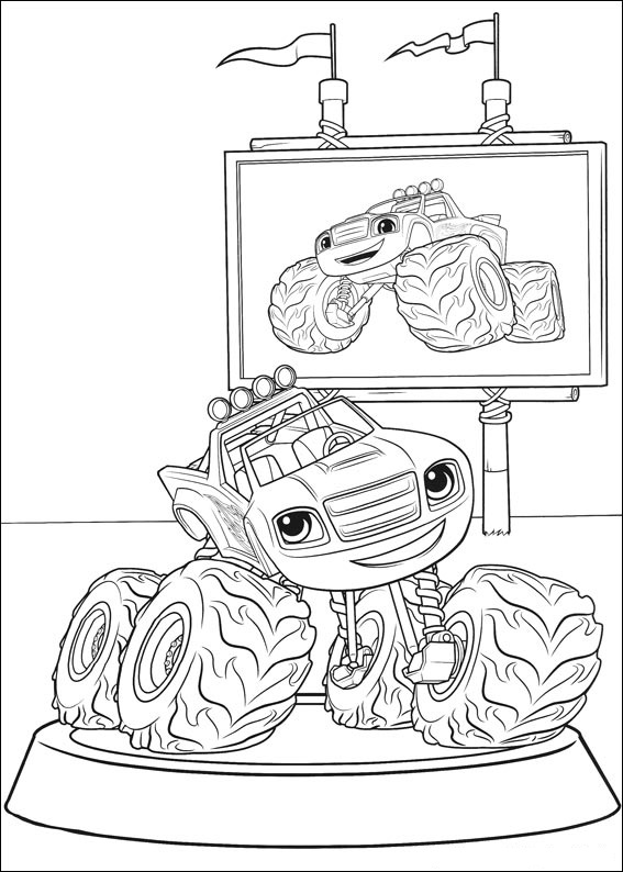 Dibujo de Resplandor en la Pantalla para Colorear