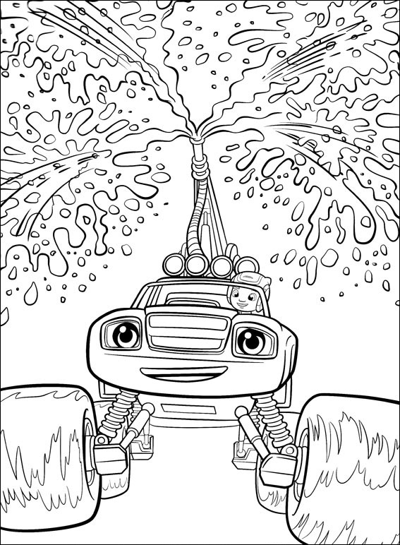 Dibujo de Resplandor y Aj para Colorear
