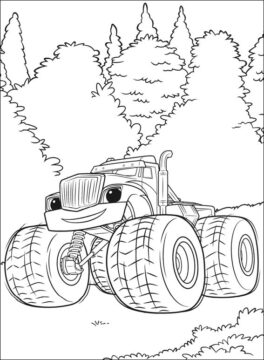 Dibujo de Trituradora Funcionamiento para Colorear