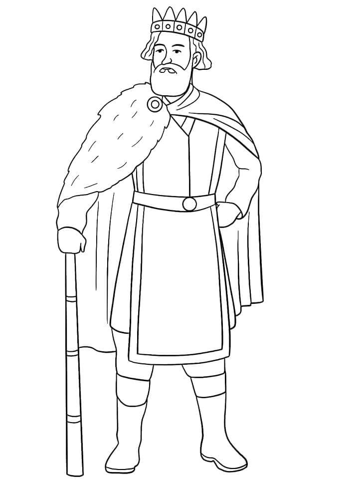Dibujo de Rey Fresco 1 para Colorear