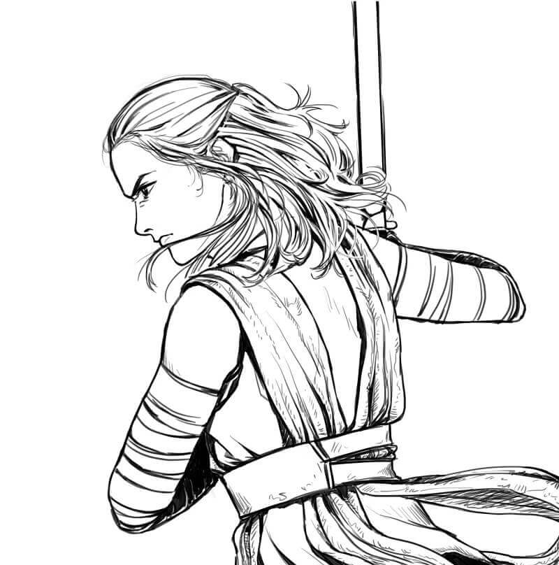 Dibujo de Rey Enojado para Colorear