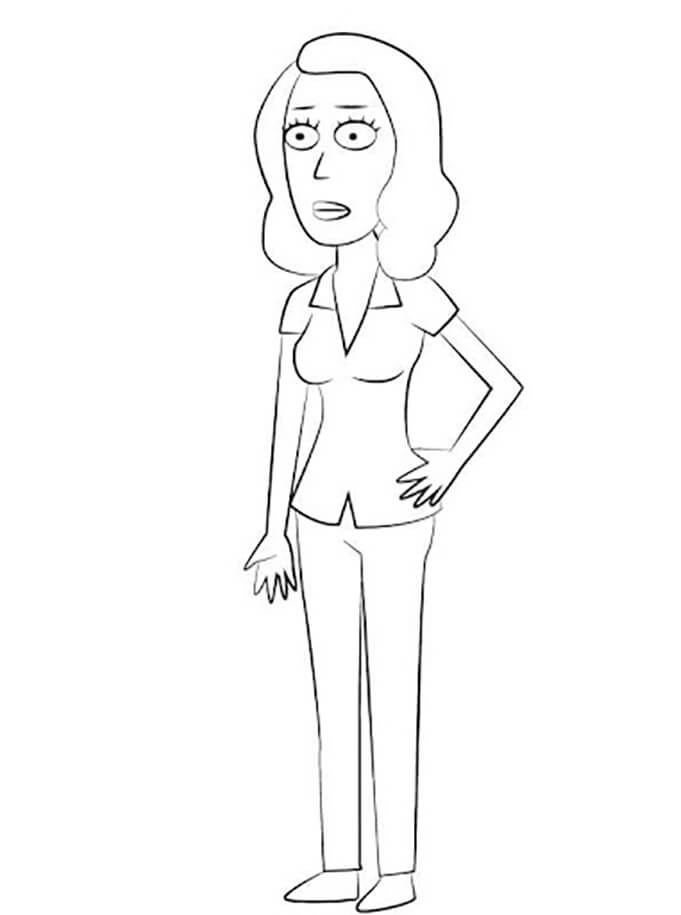 Dibujo de Beth Smith para Colorear