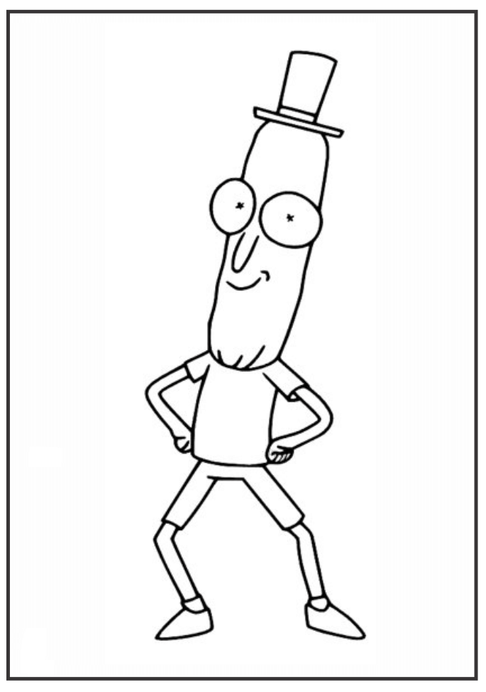 Dibujo de Mr Poopybutthole para Colorear