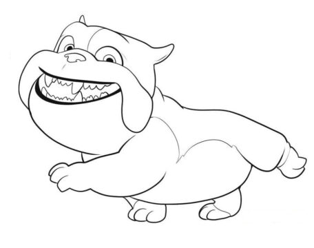 Dibujo de Feliz Luiz para Colorear