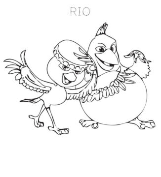 Dibujo de Nico y Pedro para Colorear