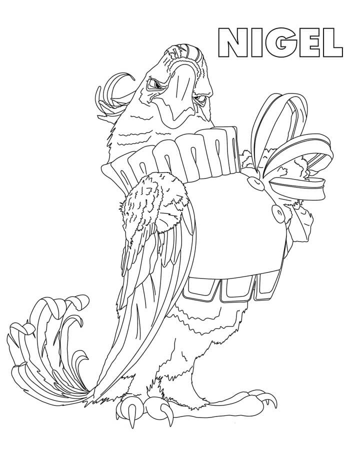 Dibujo de Nigel para Colorear