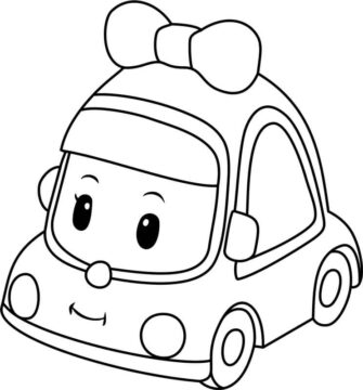 Dibujo de Mini Sonriendo para Colorear