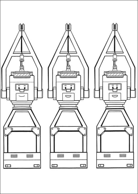 Dibujo de Robocar Poli 1 para Colorear
