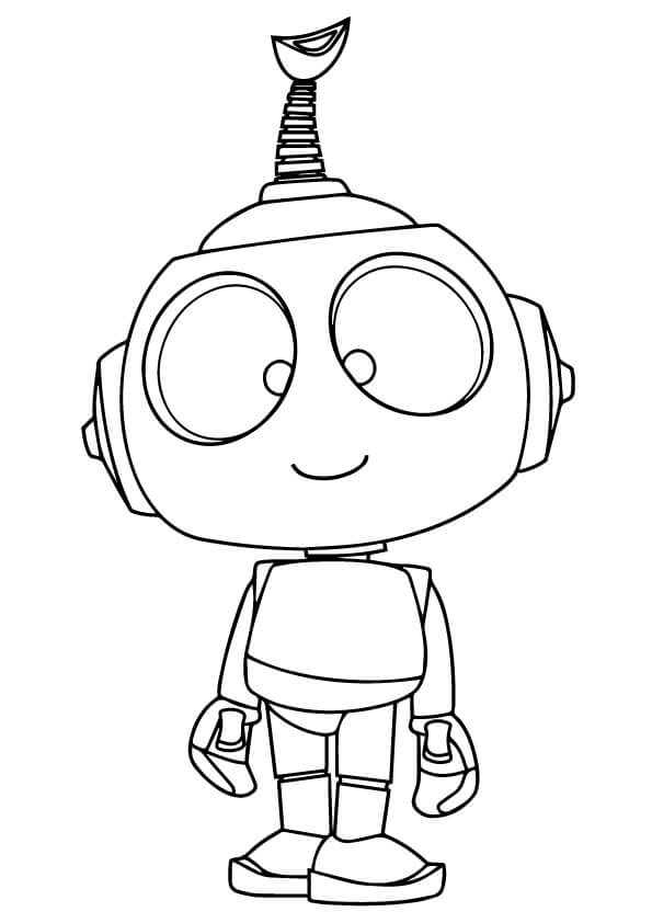 Dibujo de Robot Rob para Colorear