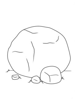 Dibujo de Piedra Fundamental para Colorear