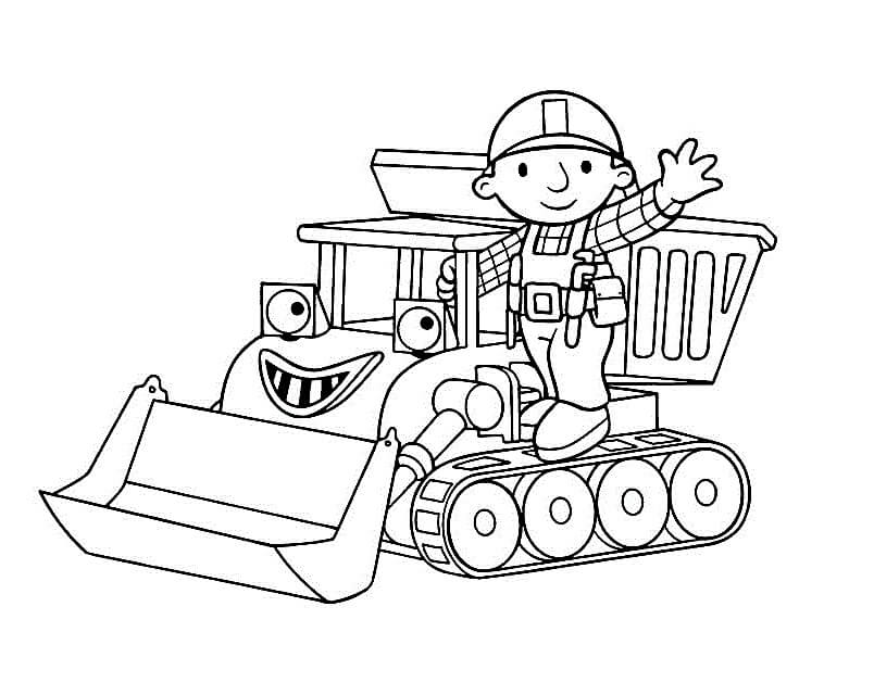 Dibujo de Hombre en Roley para Colorear