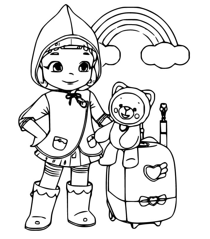 Dibujo de Imgi 10 Rainbow Ruby And Choco Coloring Page para Colorear