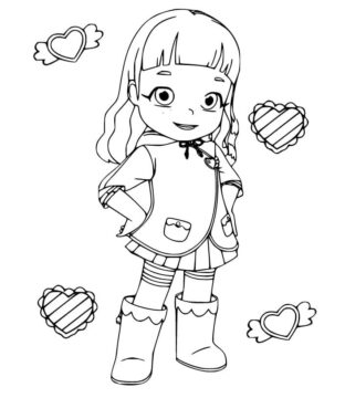 Dibujo de Imgi 11 Cute Ruby From Rainbow Ruby Coloring Page para Colorear